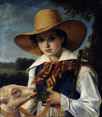 Portrait of Young Marius Peptipa by Jean Godechart